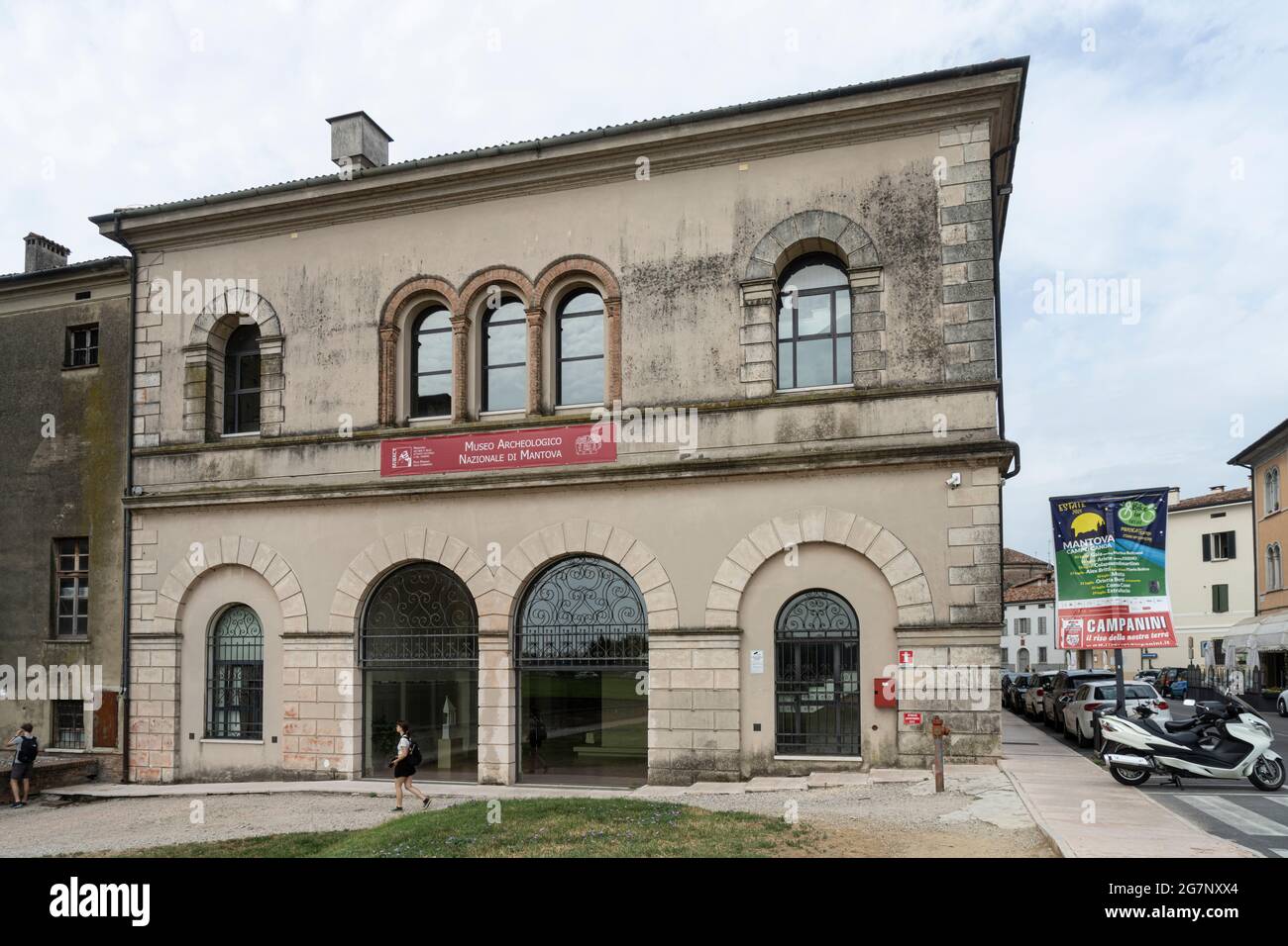 Mantua, Italien. 13. Juli 2021. Das Nationale Archäologische Museum im Stadtzentrum Stockfoto