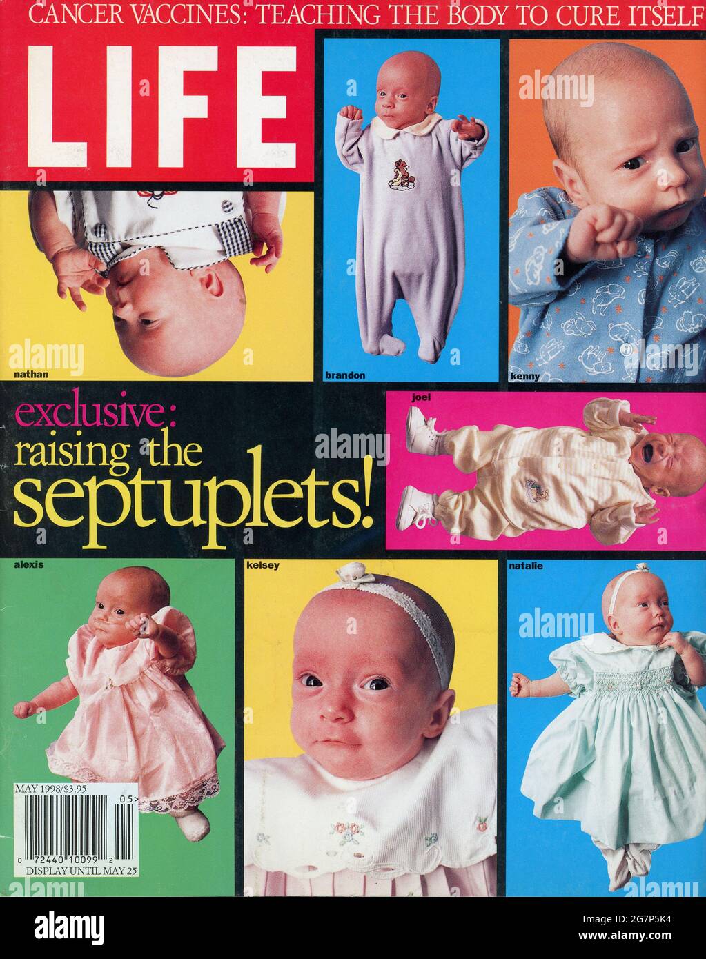 Cover des Life Magazine, Ausgabe Mai 1998, USA Stockfoto