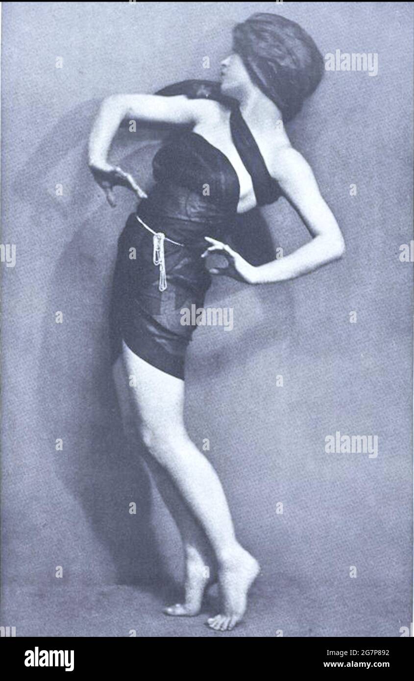 Vintage-Fotografie der Tänzerin Ann Cornwall von Nickolas Muray. Stockfoto