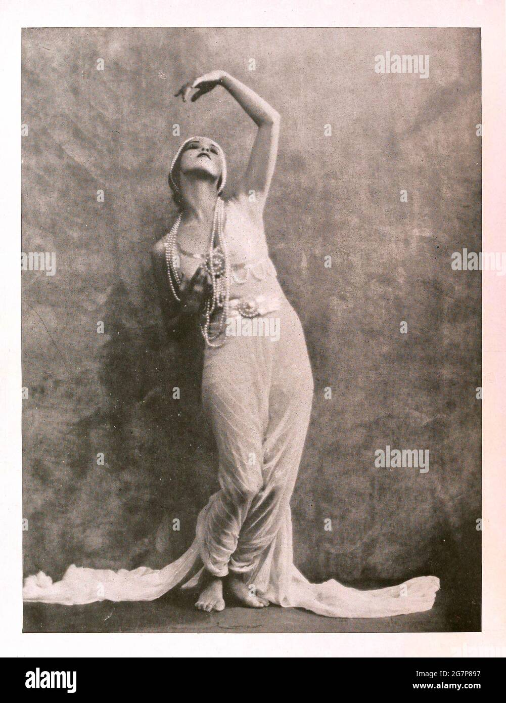 Nickolas Muray Foto der Tänzerin Martha Graham. Stockfoto