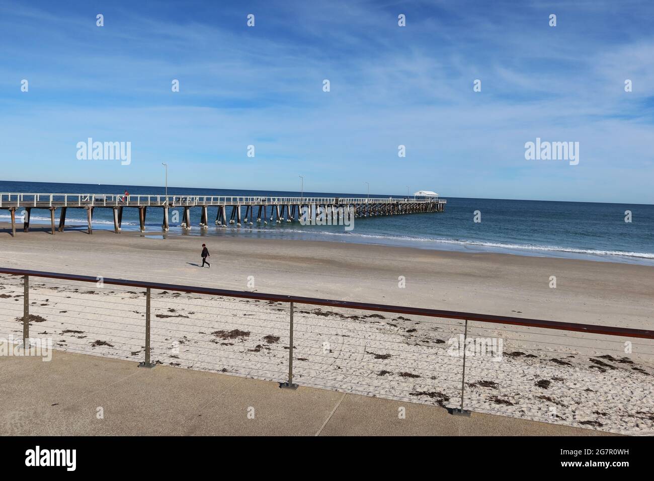 Henley Beach Steg in Adelaide, Australien Stockfoto