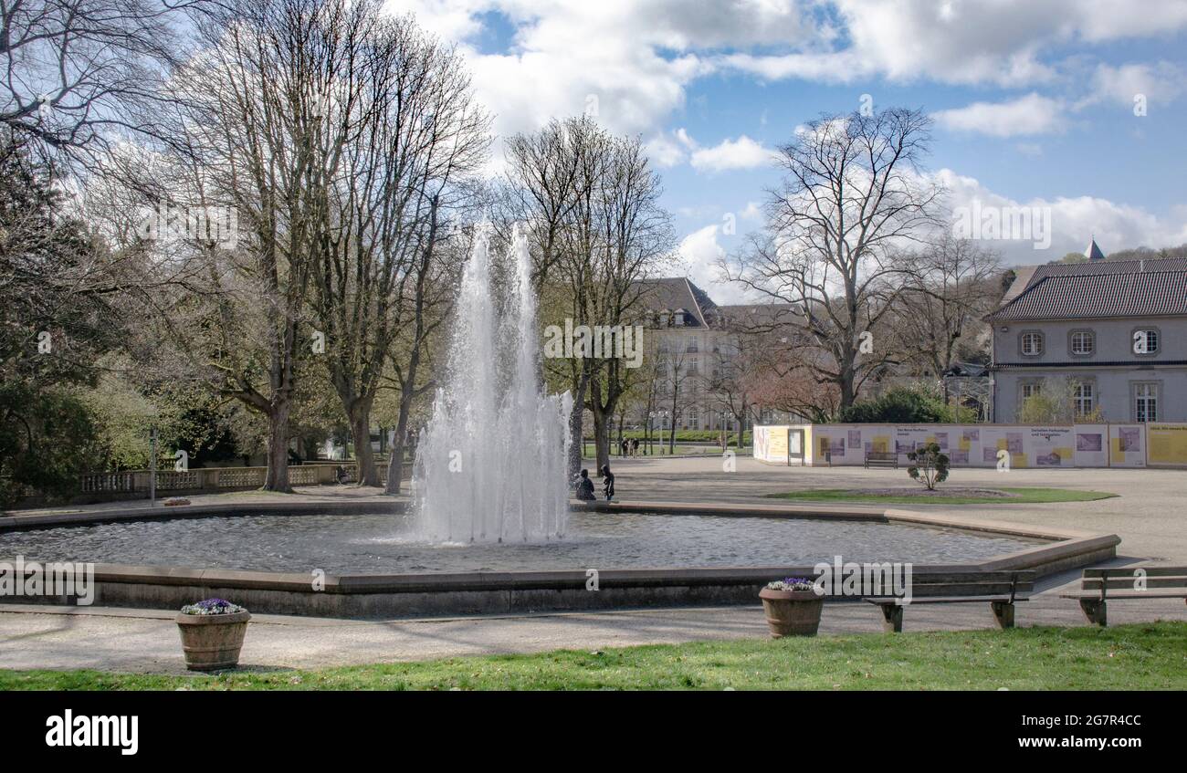 Aachen, Springbrunnen Stockfoto