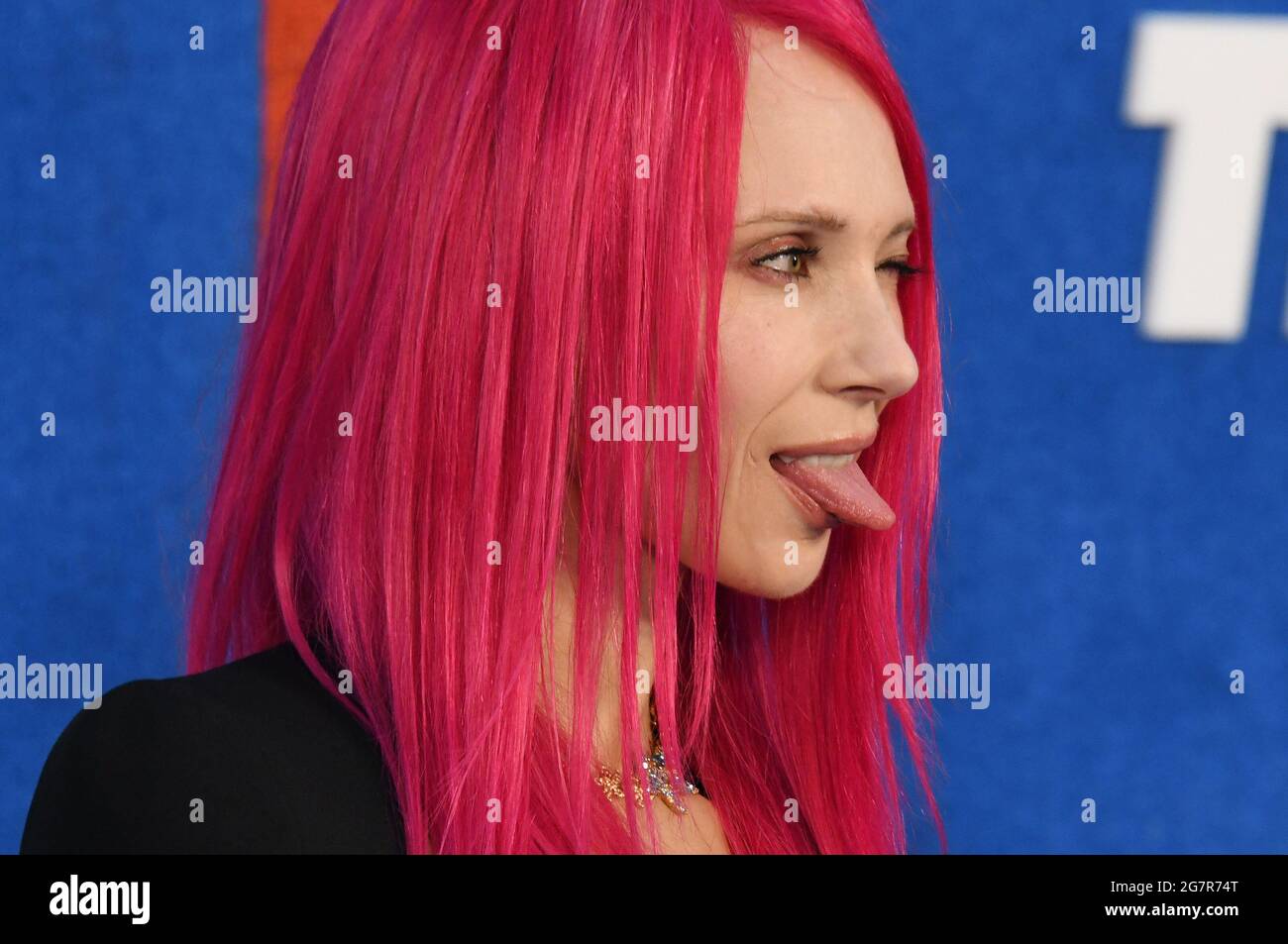 Juno Temple kommt bei Apples TED LASSO-Premiere der Saison 2 an, die am Donnerstag, dem 17. Juli 2021, im Pacific Design CenterPacific Design Center in West Hollywood, CA, stattfand. (Foto von Sthanlee B. Mirador/Sipa USA) Stockfoto