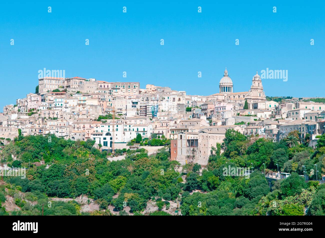 Das historische Zentrum von Ragusa Ibla, Sizilien, Italien Stockfoto