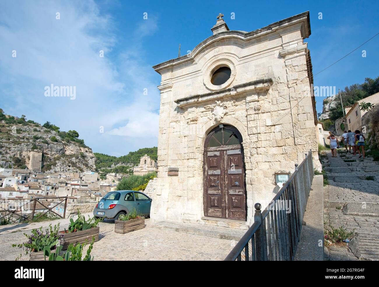 Kirche von San Vito (Naturkundemuseum), Scicli, Sizilien, Italien Stockfoto