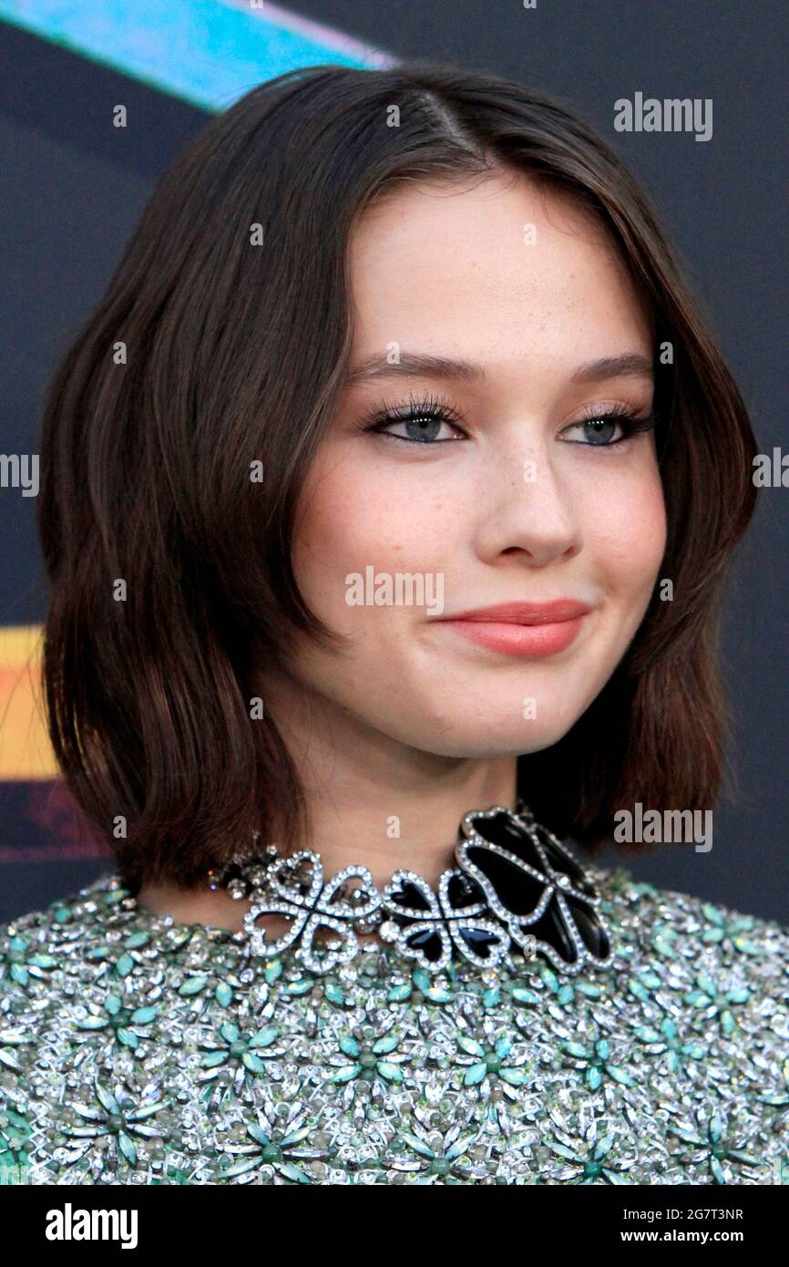 Los Angeles, USA. Juli 2021. LOS ANGELES - JUL 15: Cailee Spaeny bei How IT Ends LA Premiere im NeueHouse Hollywood am 15. Juli 2021 in Los Angeles, CA (Foto von Katrina Jordan/Sipa USA) Credit: SIPA USA/Alamy Live News Stockfoto