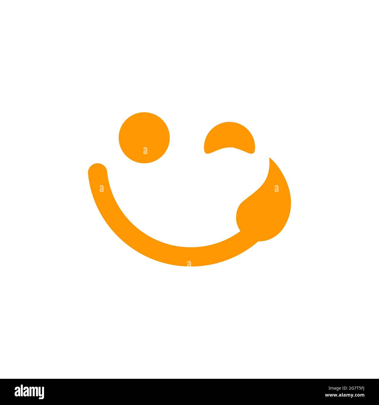 Smile Emotion Icon Vektor Illustration Design Vorlage Stock Vektor