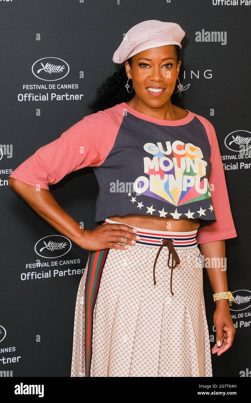 Majestic Hotel, Kering Suite, . 16. Juli 2021. Regina King kommt beim Kering Women in Motion Talk an. Bild nach Kredit: Julie Edwards/Alamy Live News Stockfoto