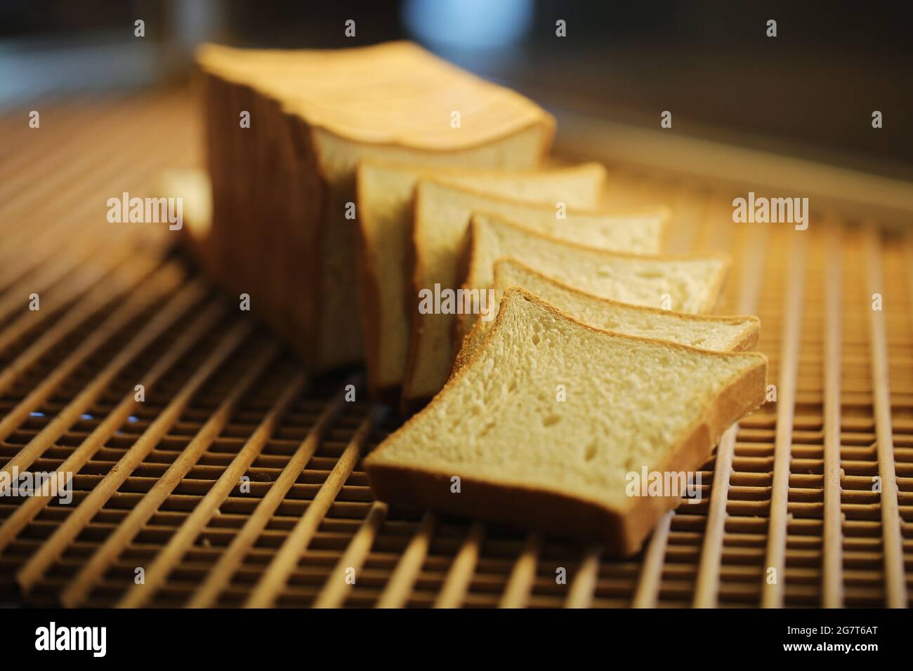 Toastbrot, Backwaren Stockfoto