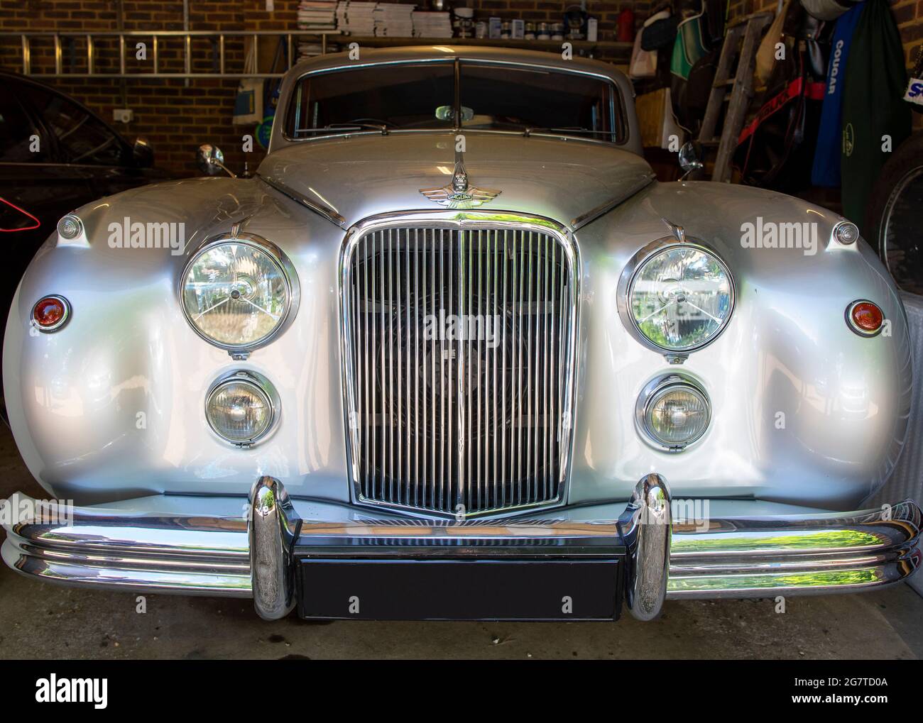 Ein Jaguar Mk VII London aus dem Jahr 1952, Großbritannien Stockfoto