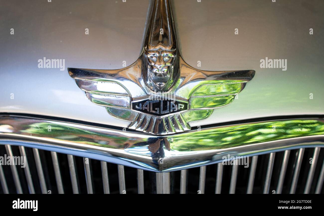 Ein Jaguar Mk VII London aus dem Jahr 1952, Großbritannien Stockfoto