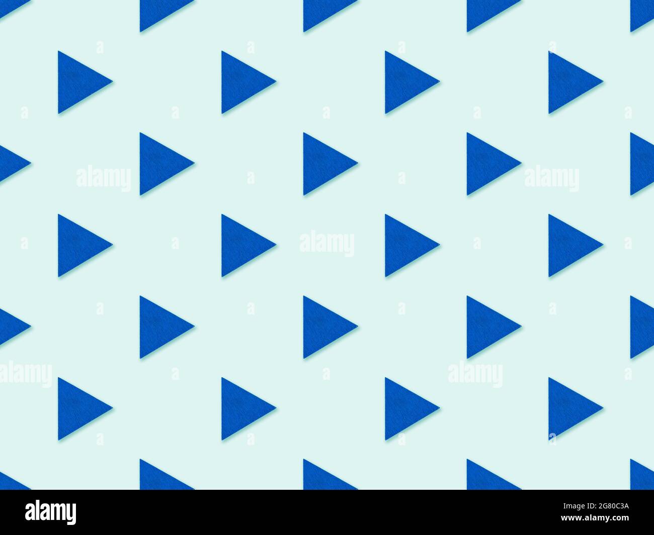 Abstrakter Hintergrund mit geometrischen Dreiecksfiguren in Pastellfarben. Nahtloses abstraktes Muster mit dem Bild geometrischer Formen. Stockfoto