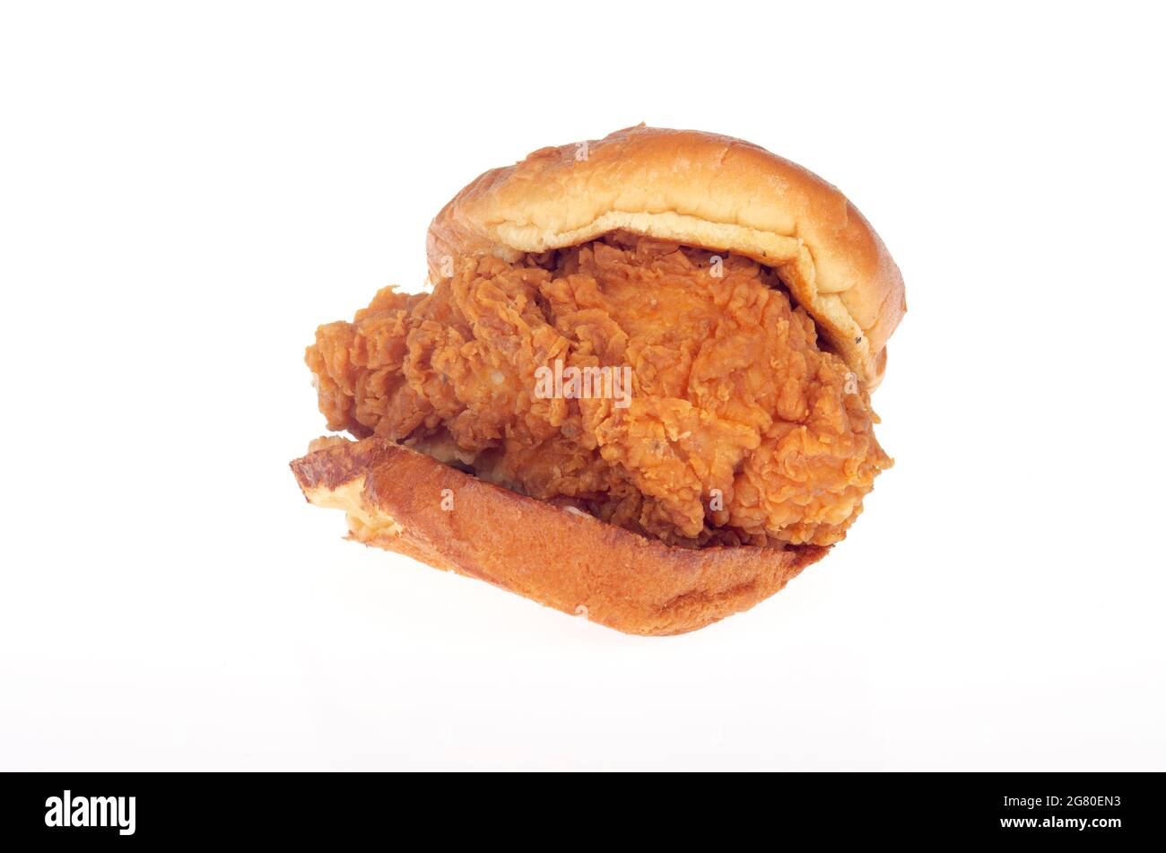 Popeye's Chicken Sandwich Stockfoto