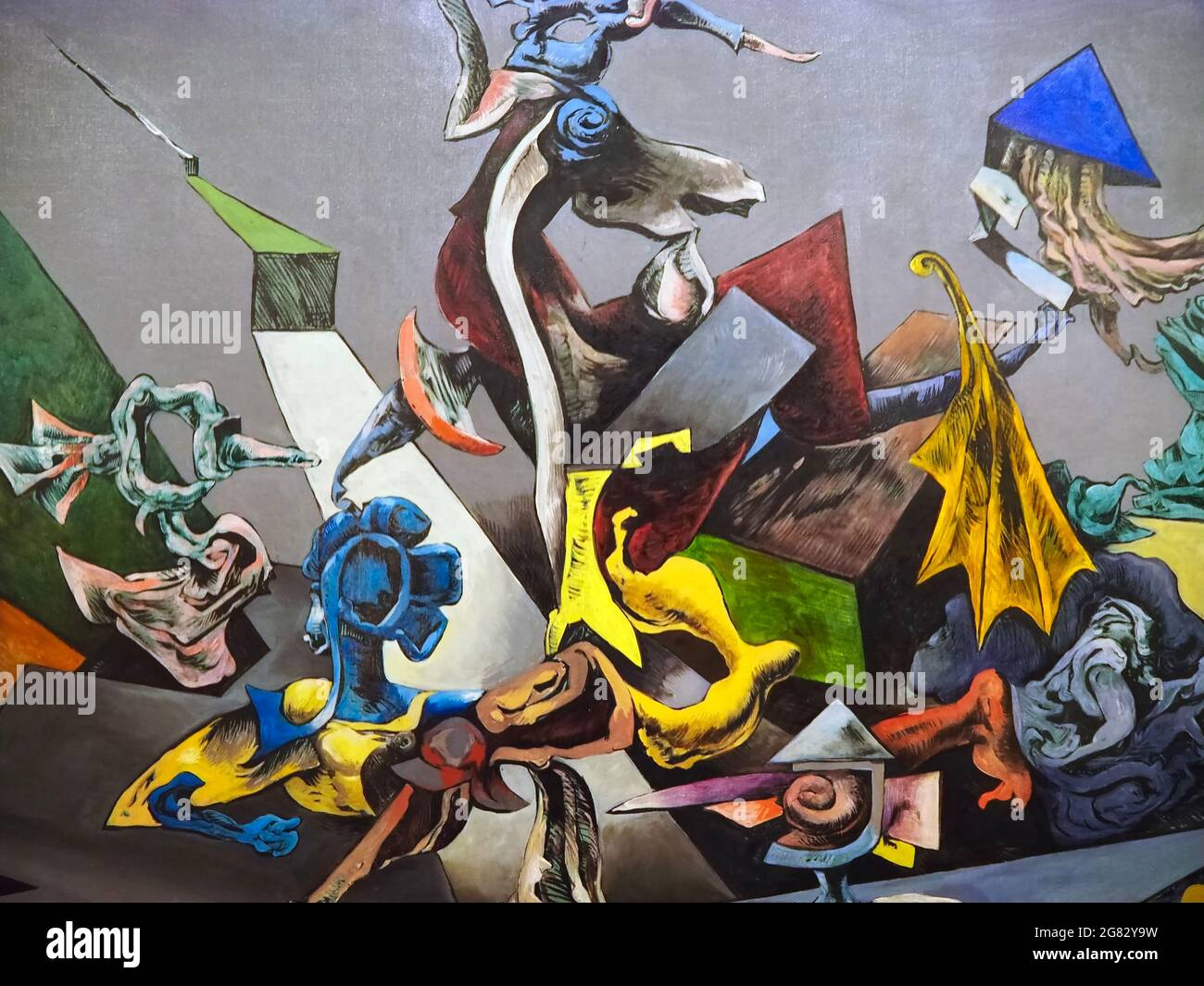 Kunstsammlung im Kunstmuseum Museu Colecao Berado in Lissabon mit berühmten Gemälden Stockfoto