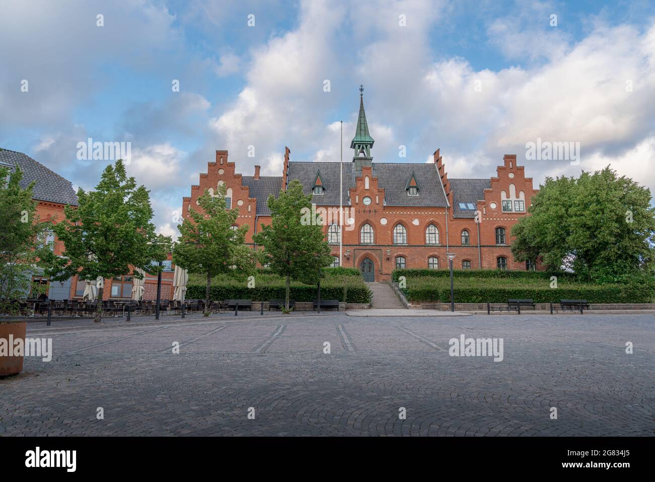 Hillerod Old Town Hall - Hillerod, Dänemark Stockfoto