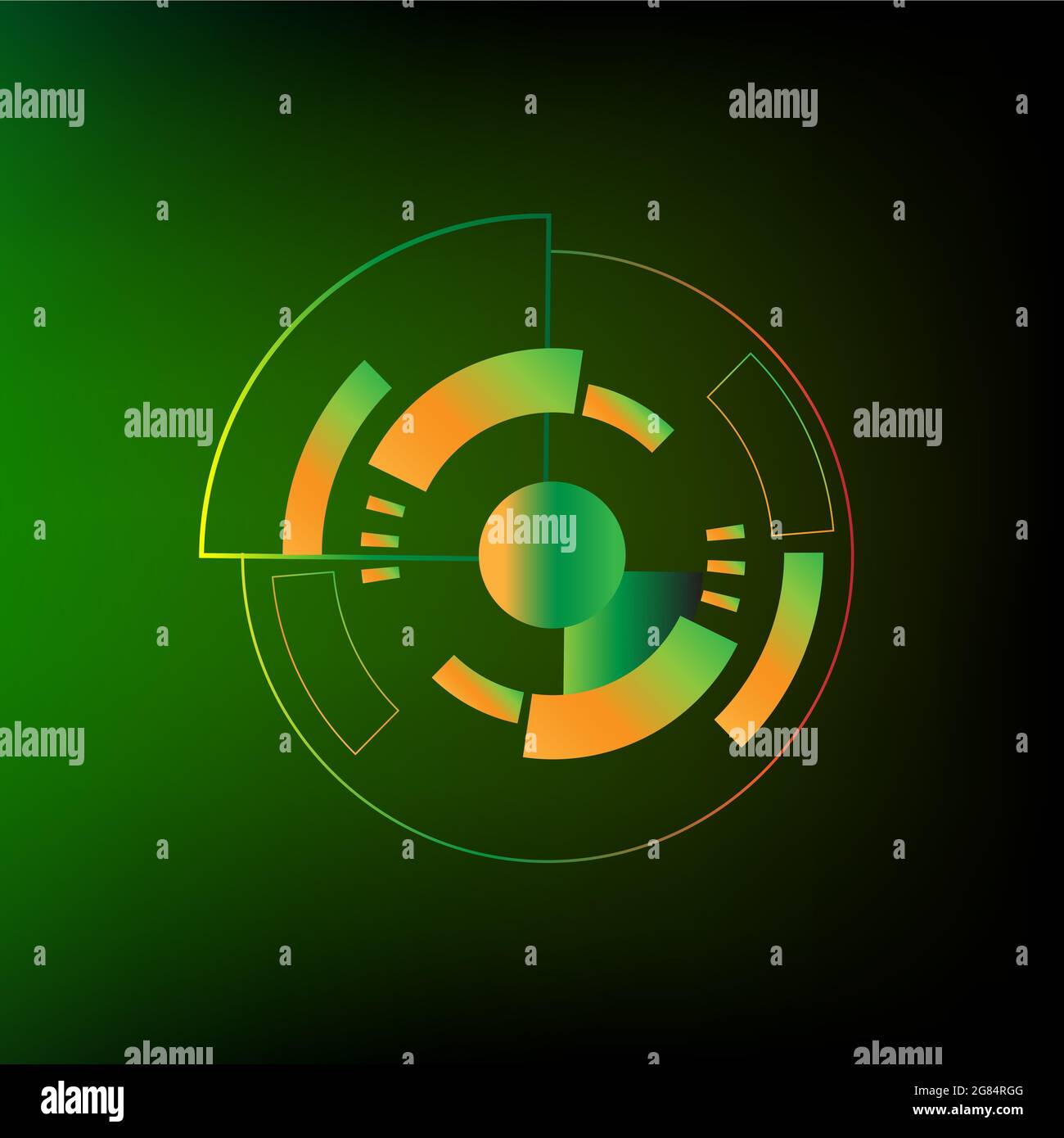 Abstrakt Hintergründe Tapete Muster mit Verlauf Umriss Kreis Schaltfläche Symbole Technologie global futuristisch modern style Kunst Grafik Design Vektor A Stockfoto