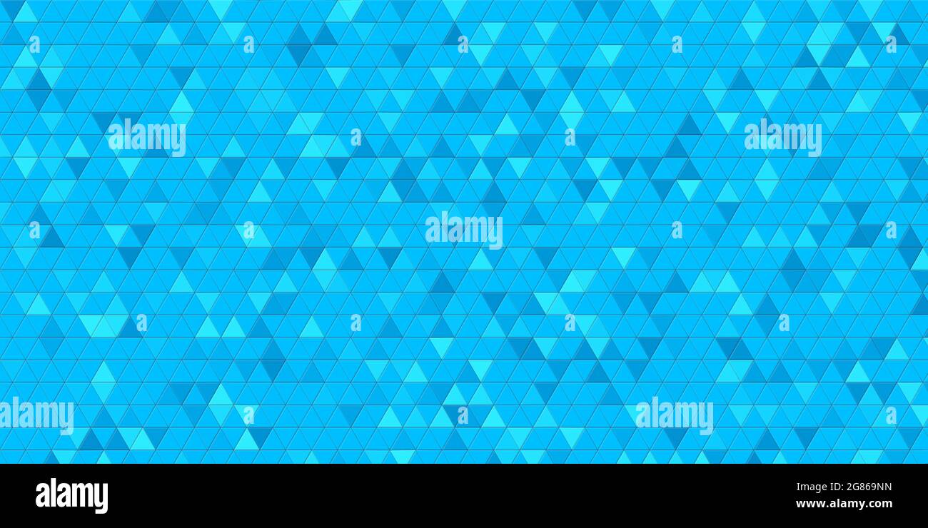 Blaue Dreiecke Hintergrund Stockfoto