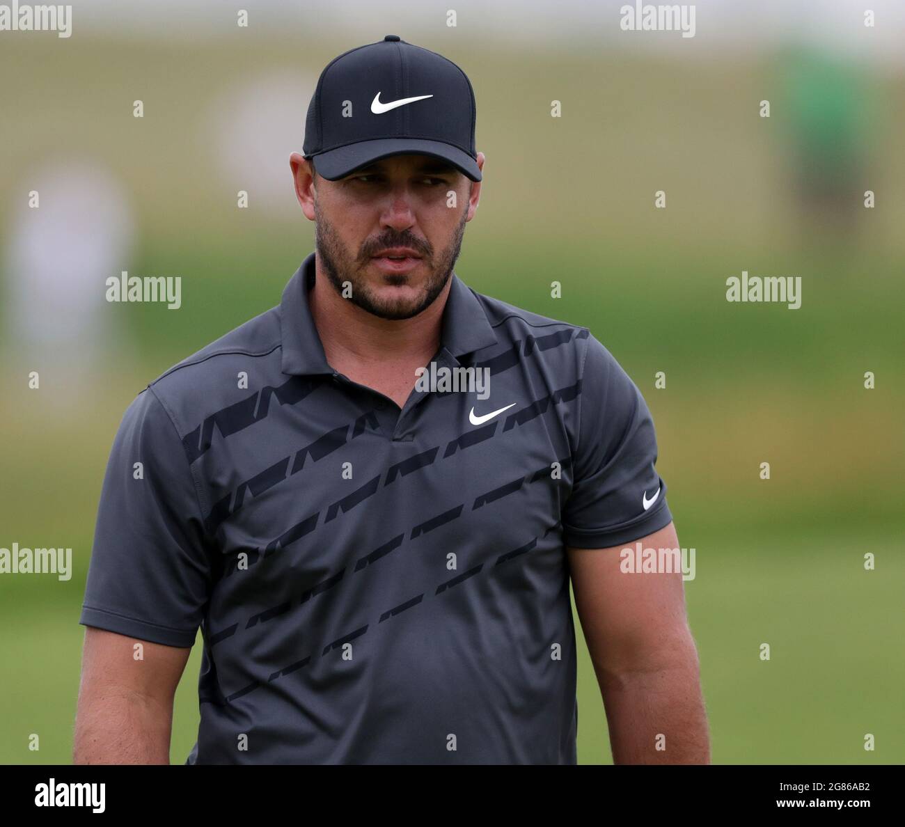 Kent, Großbritannien. Juli 2021. 15. Juli 2021; Royal St Georges Golf Club, Sandwich, Kent, England; The Open Championship Golf, Runde 1; ; Brooks Koepka (USA) Credit: Action Plus Sports Images/Alamy Live News Stockfoto