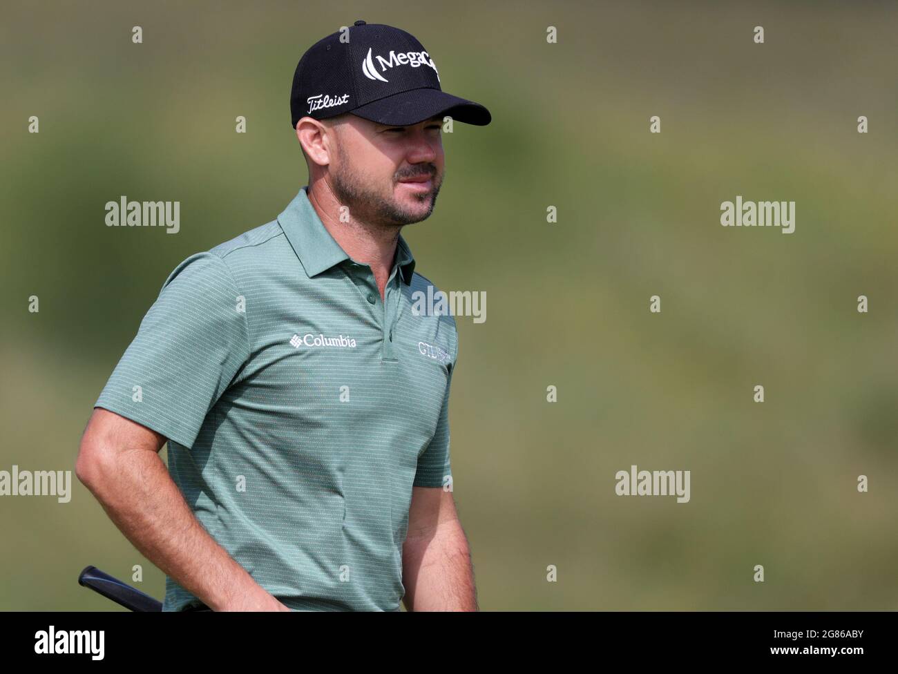 Kent, Großbritannien. Juli 2021. 15. Juli 2021; Royal St Georges Golf Club, Sandwich, Kent, England; The Open Championship Golf, Round 1; ; Brian Harman (USA) Kredit: Action Plus Sports Images/Alamy Live News Stockfoto