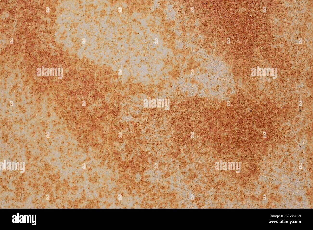Rostige Grunge Wand, Roststruktur, schäbige Oberfläche, altes Metall, abstraktes Muster, Rauer strukturierter Hintergrund. Designelement. Schmutzige Struktur Stockfoto