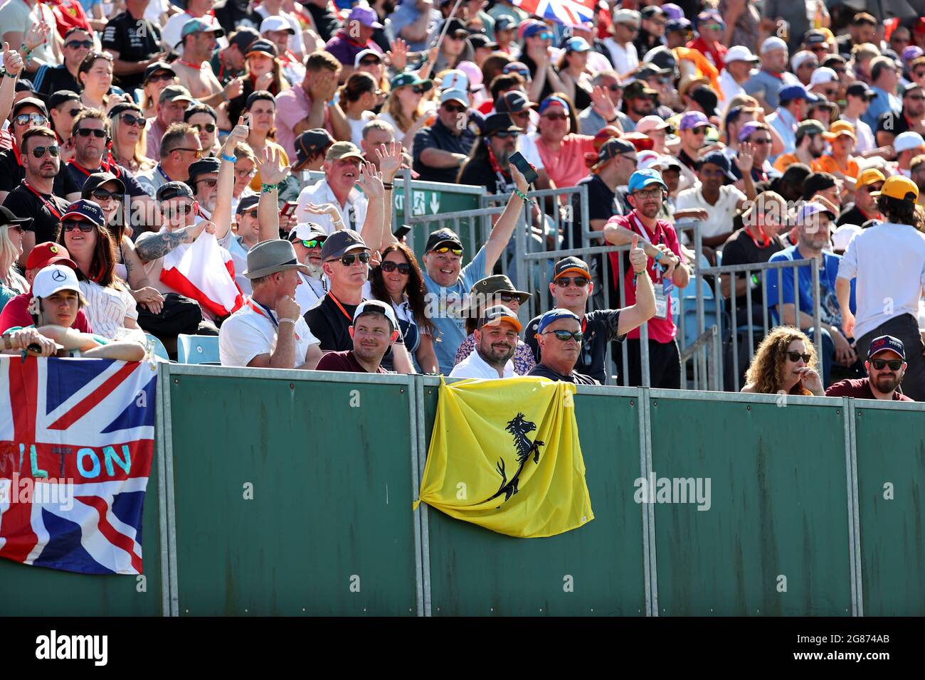 17.07.2021. Formel-1-Weltmeisterschaft, Rd 10, Großer Preis Von Großbritannien, Silverstone, England, Qualifizierender Tag. Bildnachweis sollte lauten: XPB/Press Association Images. Stockfoto