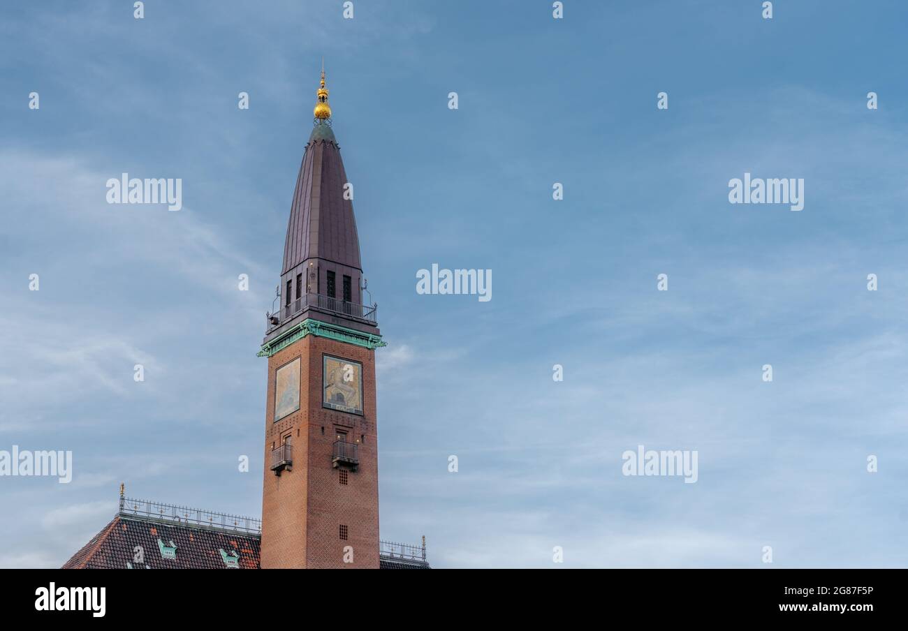Palace Hotel Tower am Rathausplatz - Kopenhagen, Dänemark Stockfoto