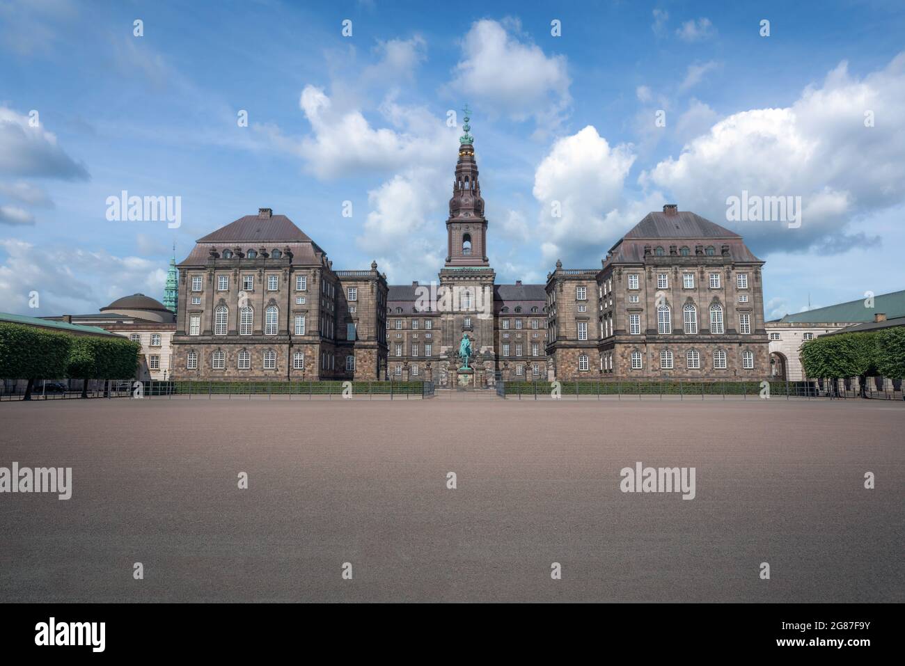 Schloss Christiansborg - Kopenhagen, Dänemark Stockfoto