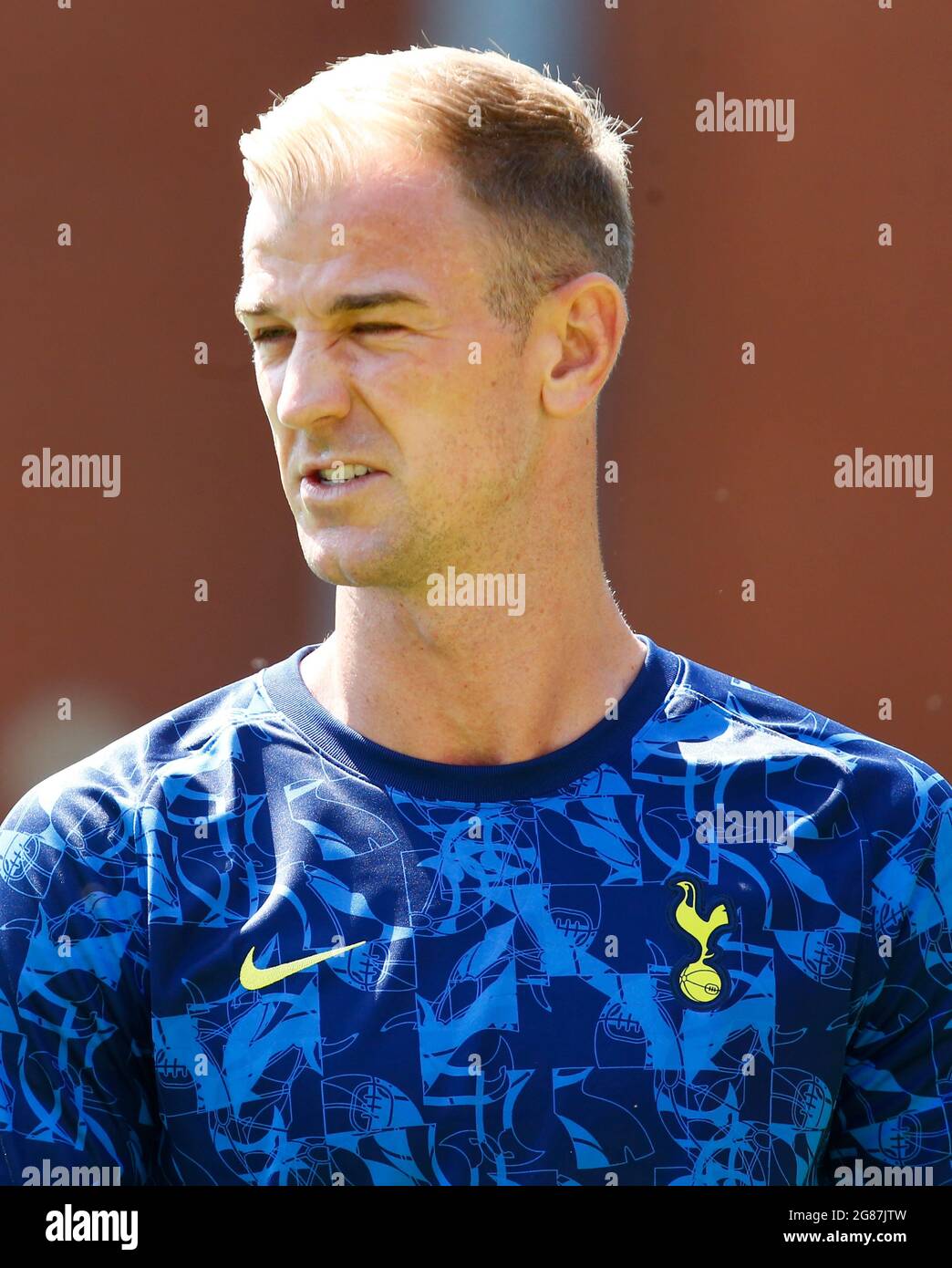 Leyton, Großbritannien. Juli 2021. LONDON, ENGLAND - 17. JULI: Joe Hart von Tottenham Hotspur während der JE3 Foundation Trophy zwischen Leyton Orient und Tottenham Hotspur am 17. Juli 2021 im Breyer Group Stadium, Leyton, UK Credit: Action Foto Sport/Alamy Live News Stockfoto