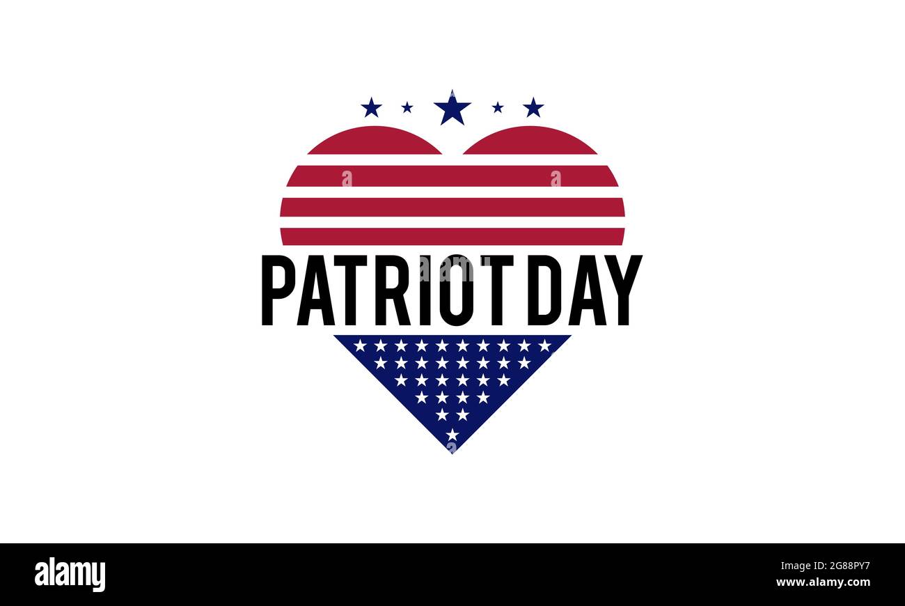 Patriot Day Banner, Poster, Karte, Hintergrunddesign. Stock Vektor