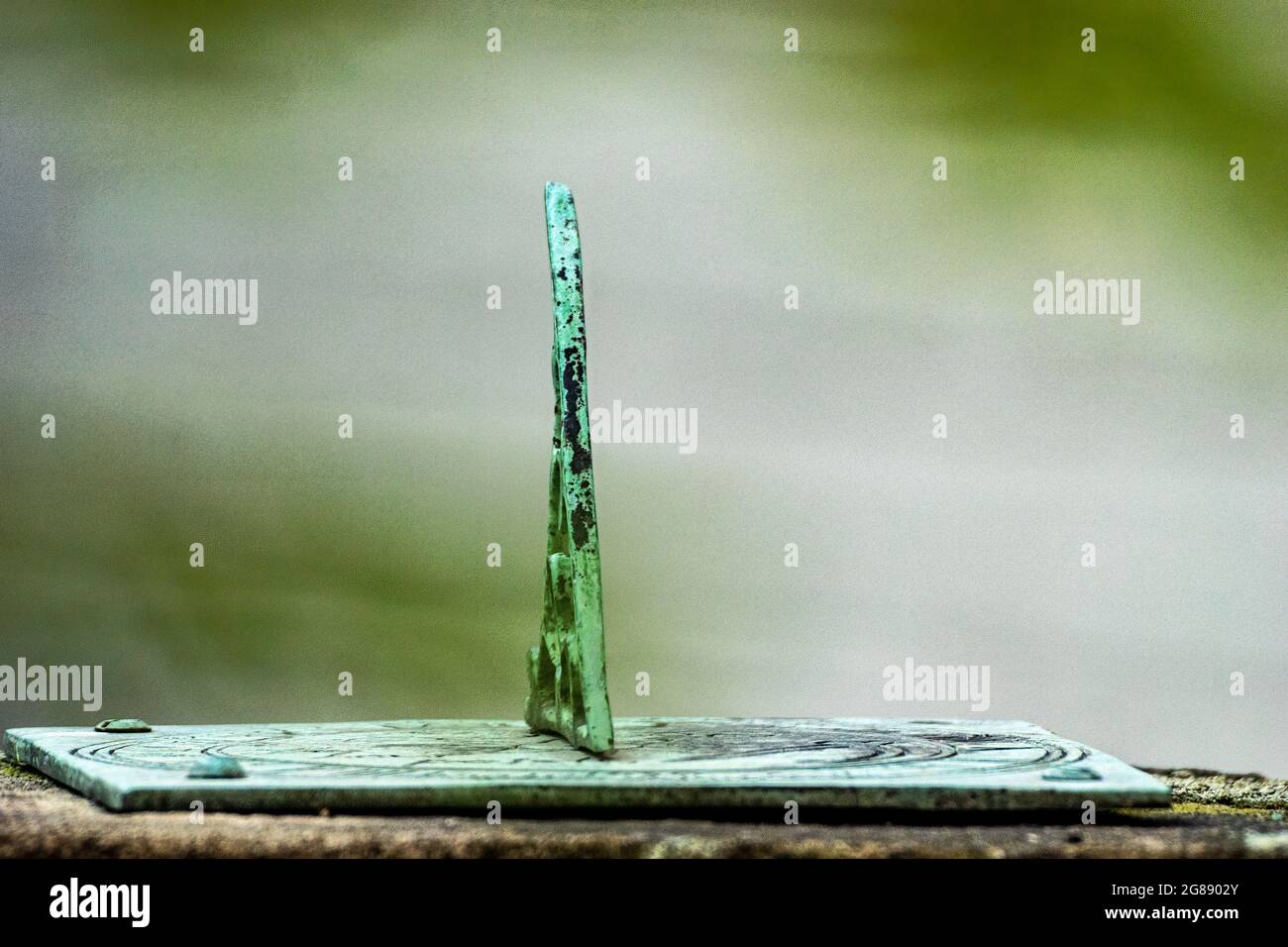 Sonnenuhr, Uhr, Zeitstück Stockfoto