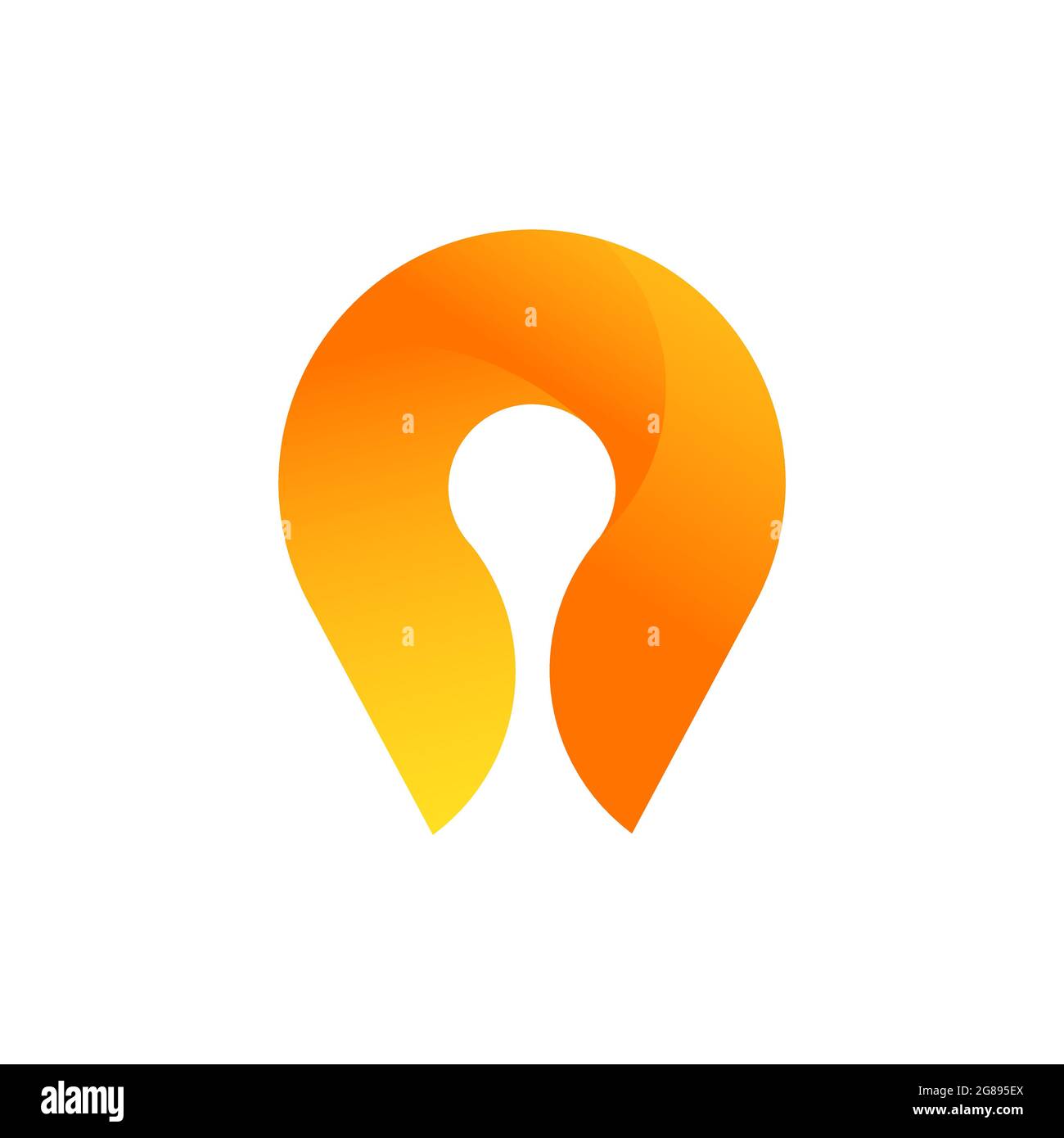 Fountain Pen Logo Design, mit modernem Stil, perfekt für die visuelle Identität von verschiedenen Unternehmen Stock Vektor