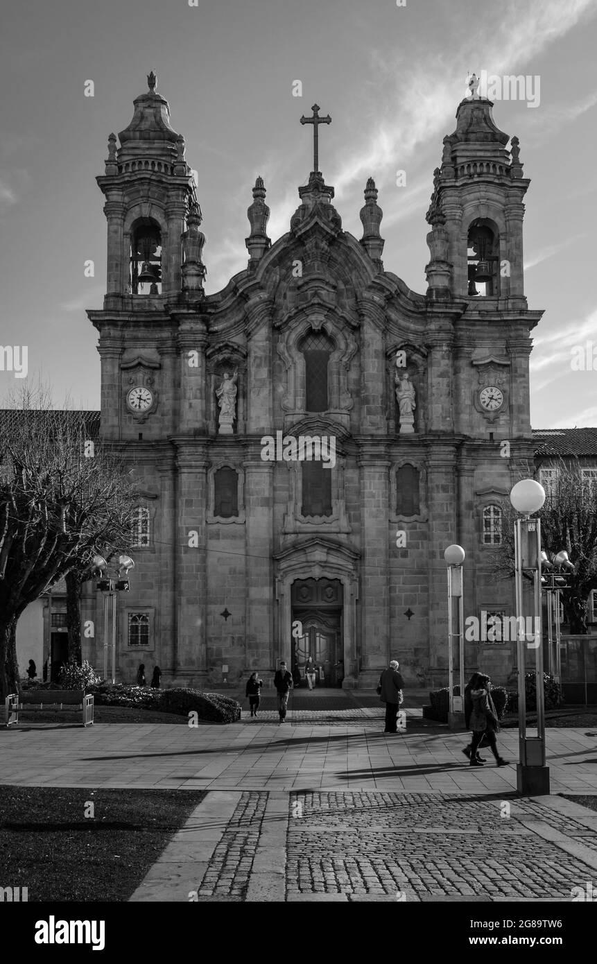 Blick auf das Konvent der Stegaten in Braga Stockfoto