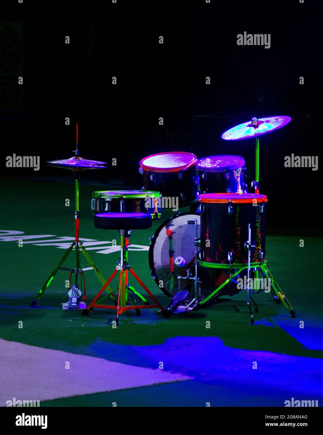 Acoustic Drum Sets KATAR Stockfoto