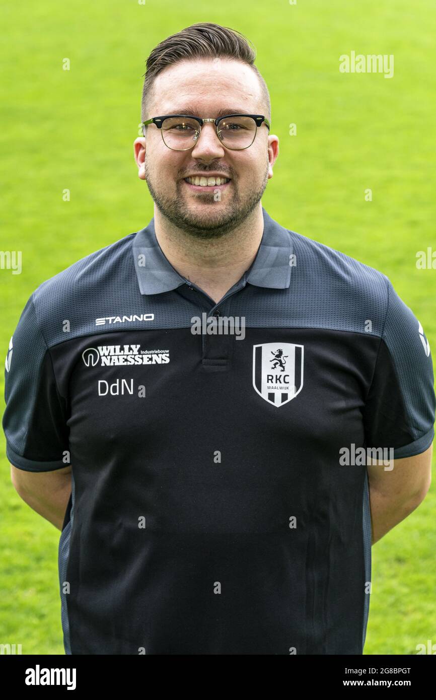 WAALWIJK, Niederlande, 13-07-2021, Fußball, Mandemakers Stadium, Niederländische eredivisie, Saison 2021 / 2022 während der Fotokonferenz von RKC Waalwijk, RKC Waalwijk Mitarbeiter Djordy de Nijs (Foto von Pro Shots/Sipa USA) *** Weltrechte außer Österreich und den Niederlanden *** Stockfoto