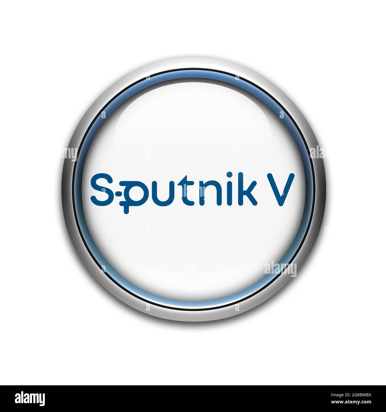 Sputnik V-Logo Stockfoto