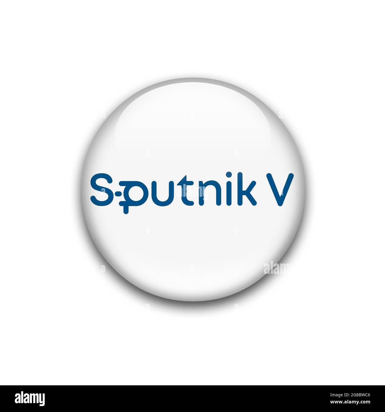 Sputnik V-Logo Stockfoto
