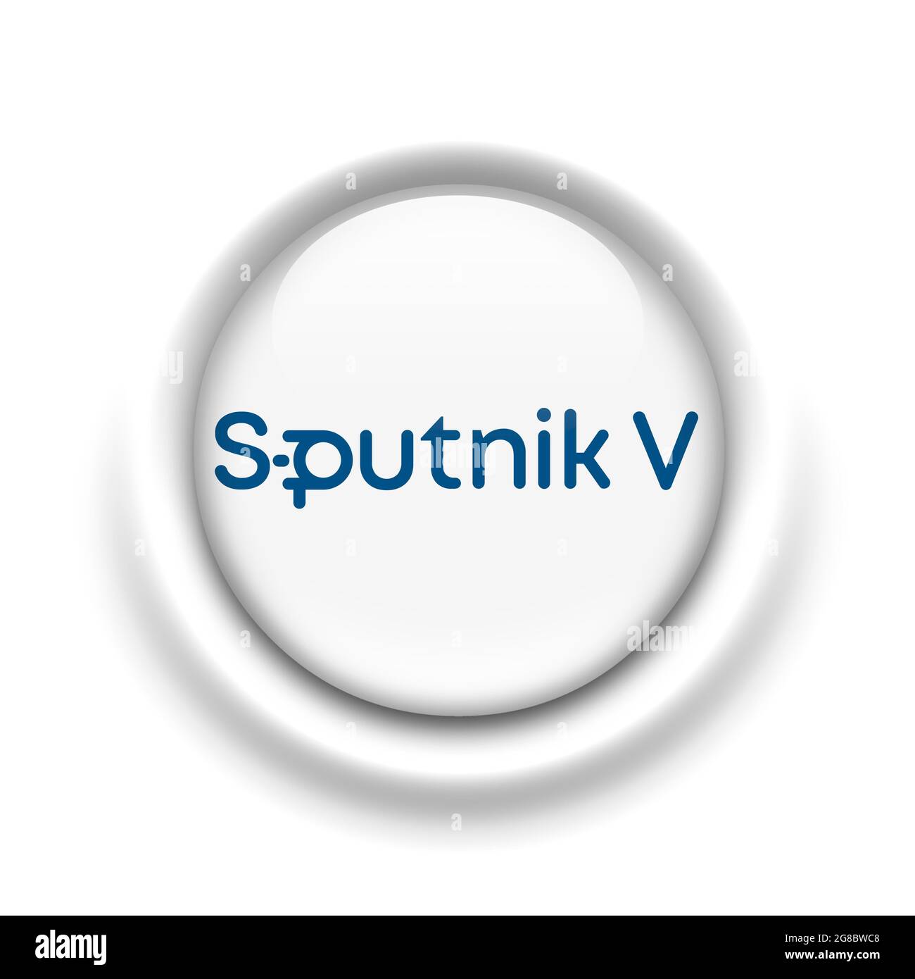 Sputnik V-Logo Stockfoto