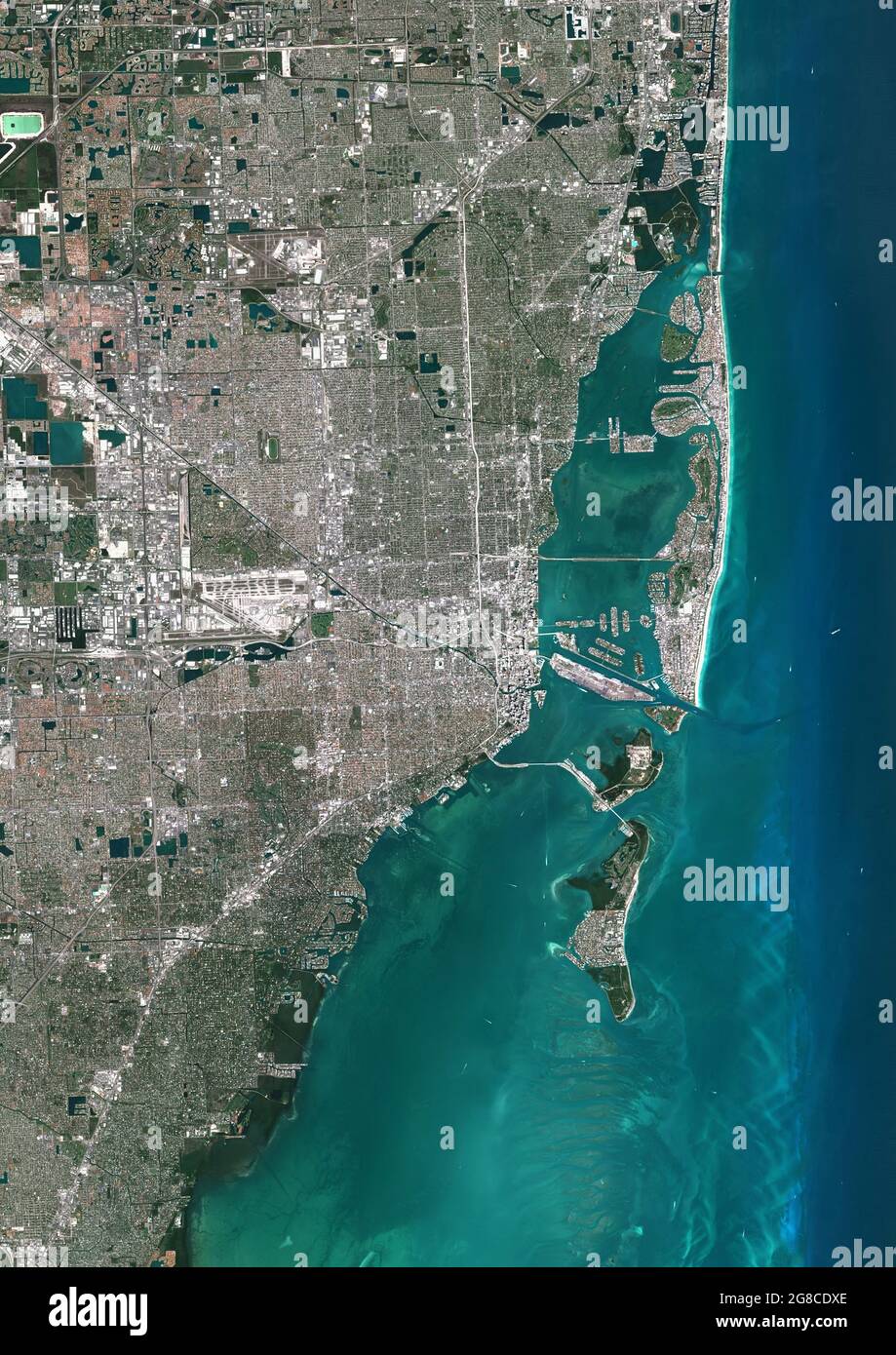 Miami, Florida, Vereinigte Staaten von Amerika Stockfoto