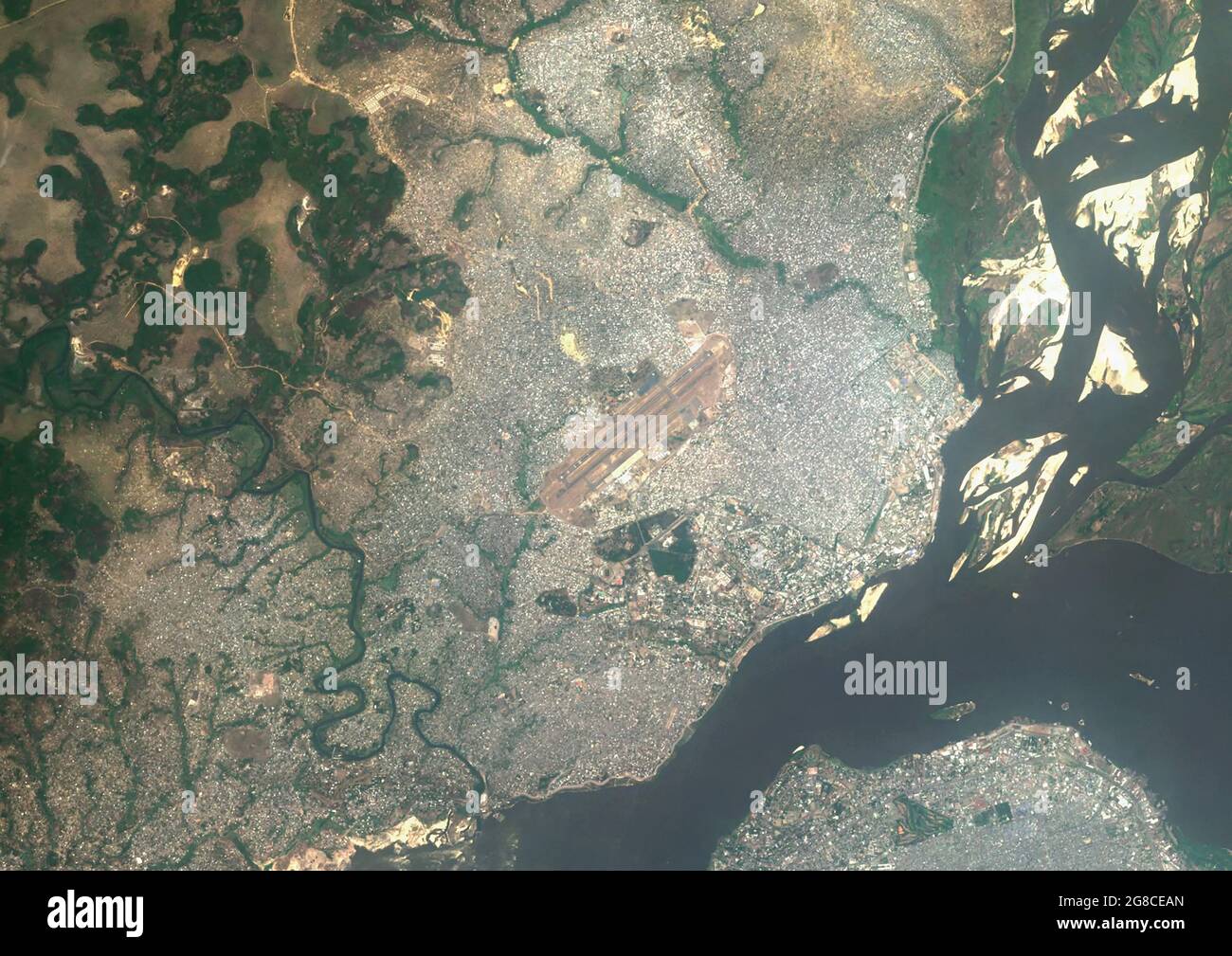 Brazzaville, Hauptstadt der Republik Kongo Stockfoto