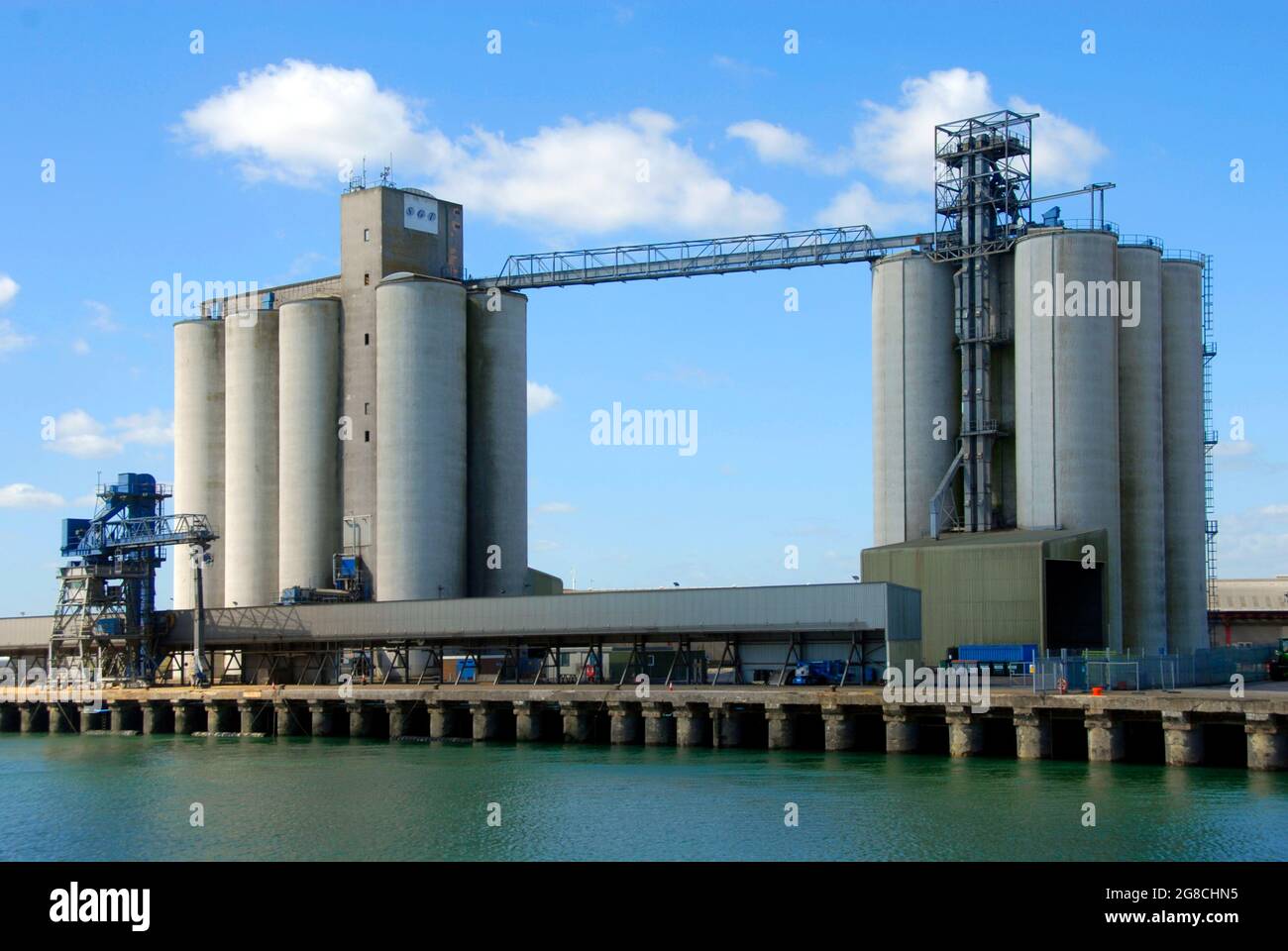 Southampton Grain Terminal (SGT) Southampton Water, Hampshire, England Stockfoto