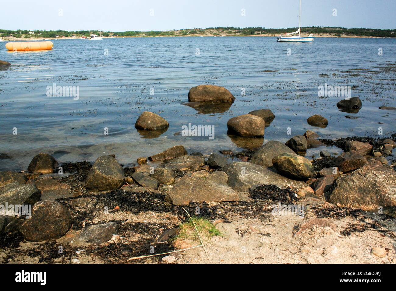 Landschaft mit einer felsigen Küste - Hvaler Stockfoto