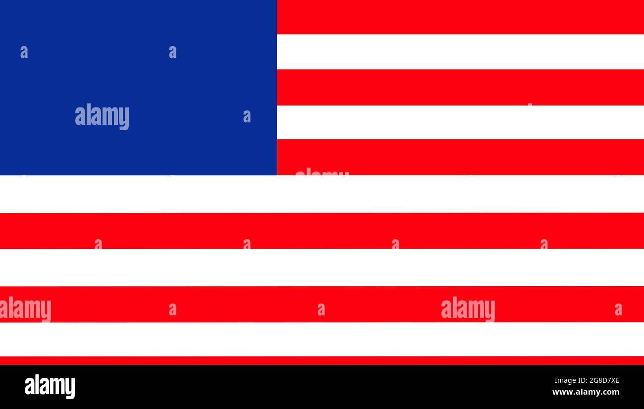 Flagge der Vereinigten Staaten. Bild der amerikanischen Flagge. Stockfoto