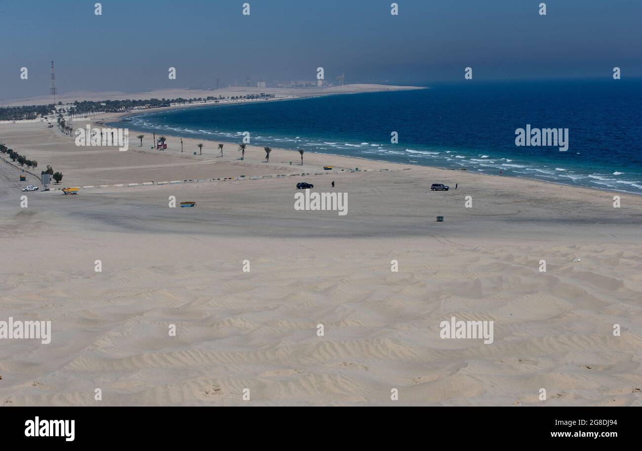 Sealine Beach Mesaieed - KATAR Stockfoto