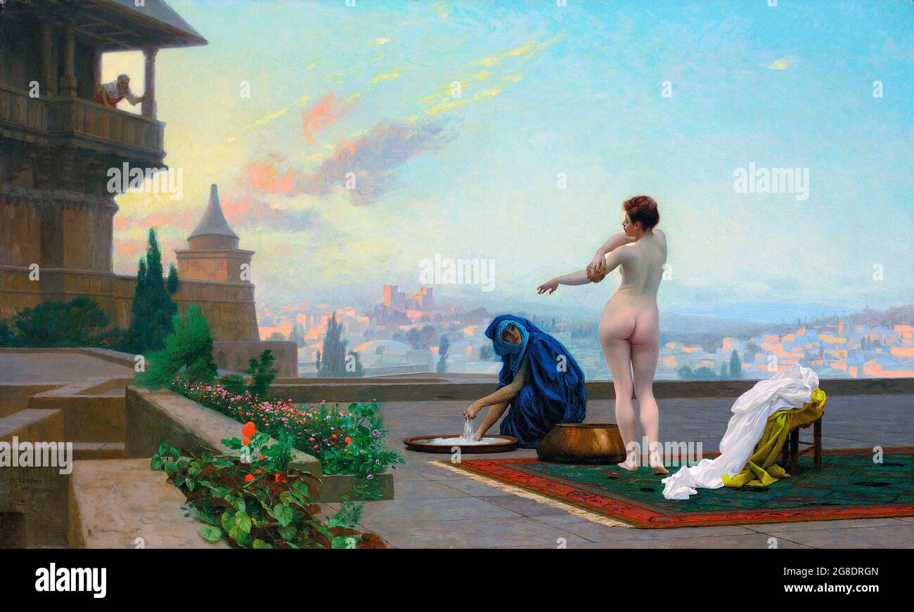 Bathsheba - Jean-Leon Gerome, 1889 Stockfoto