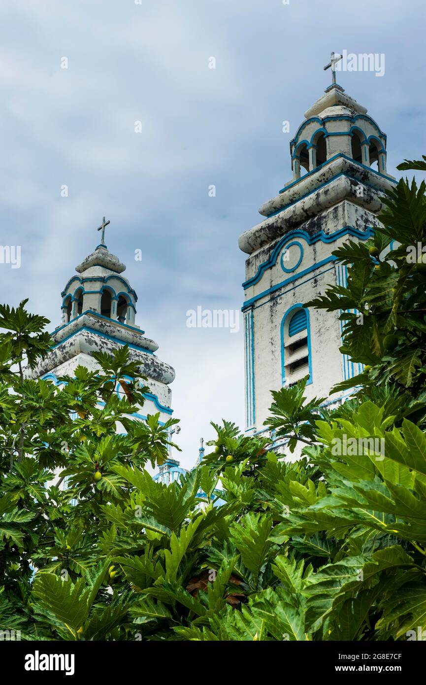 Kathedrale in SavaiÂ´i, Samoa, Südpazifik Stockfoto