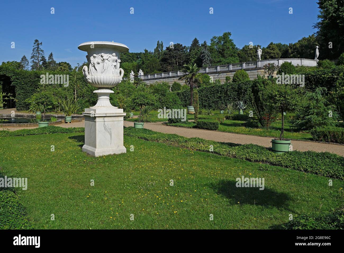 Sizilianischer Garten, Schlosspark Sanssouci, Potsdam, Brandenburg, Deutschland Stockfoto