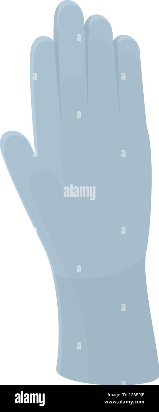 Haarfärbemittel Handschuh Symbol Cartoon Vektor. Farbfarbstoff-Box. Frauenflasche Stock Vektor