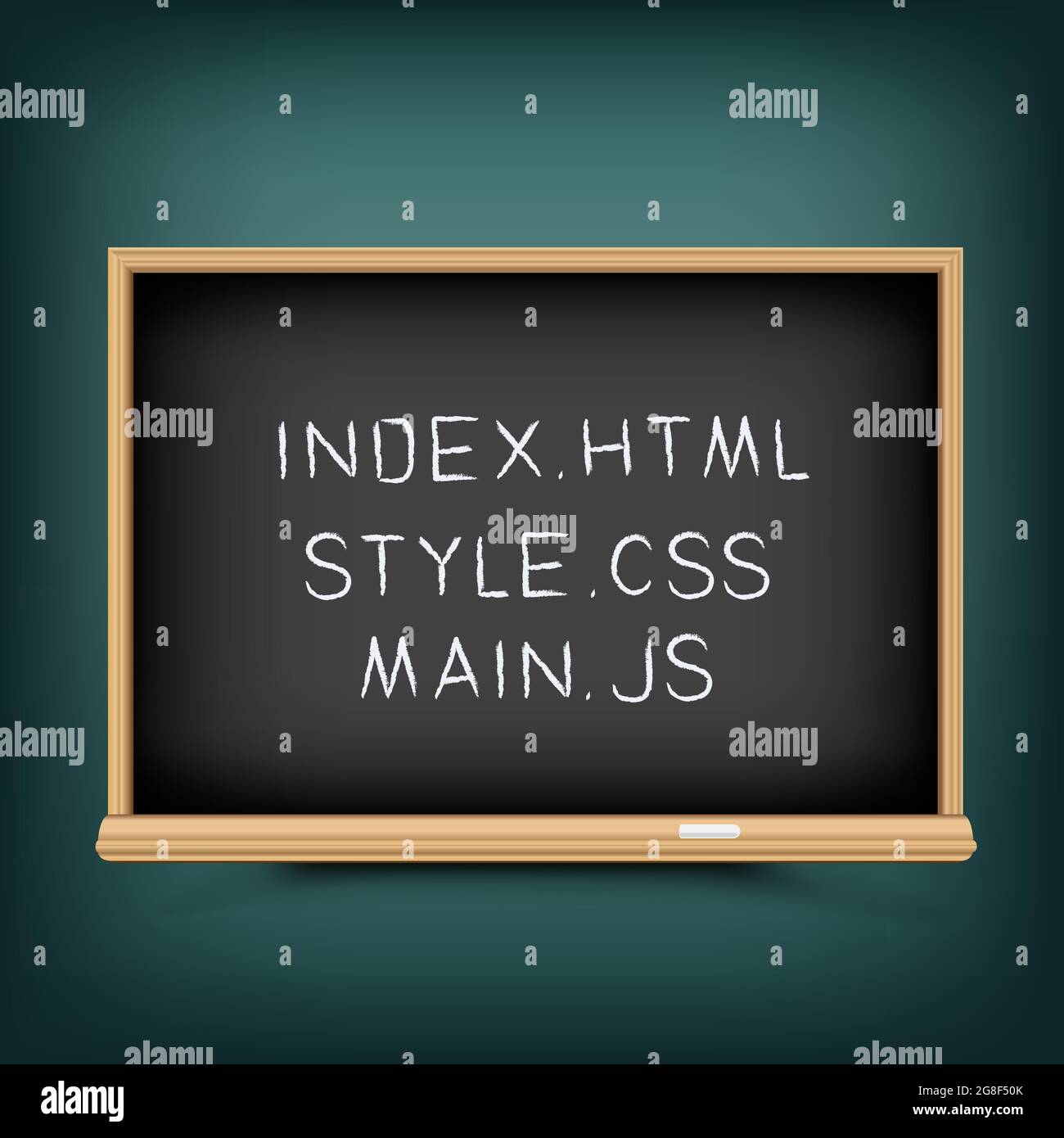 Web-Coding-Unterricht Stock Vektor