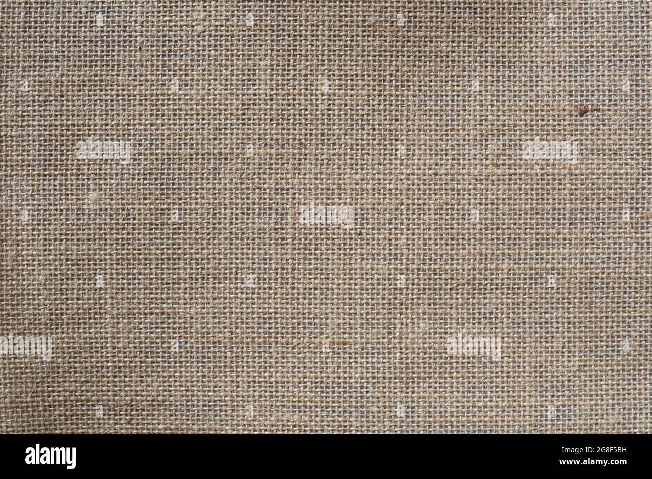 Ein grober Sacktuch aus Hanf-Textur Hintergrund Stockfoto