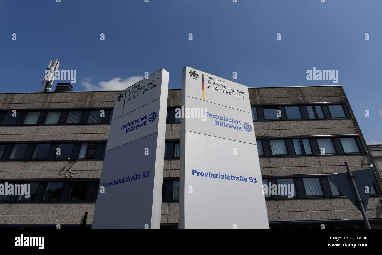 Bonn, Deutschland. Juli 2021. Blick auf das Gebäude des Bundesamtes für Bevölkerungsschutz und Katastrophenhilfe in Bonn. Quelle: Roberto Pfeil/dpa/Alamy Live News Stockfoto